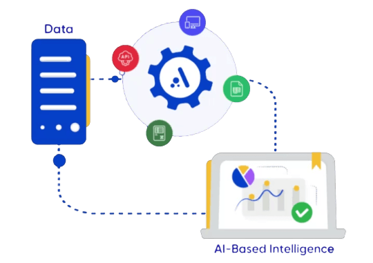 AI business audit illustration
